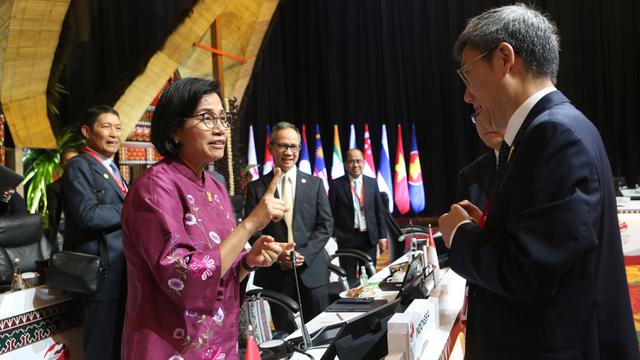 Menteri Keuangan Sri Mulyani Resmi Buka AFMGM 2023 di Bali