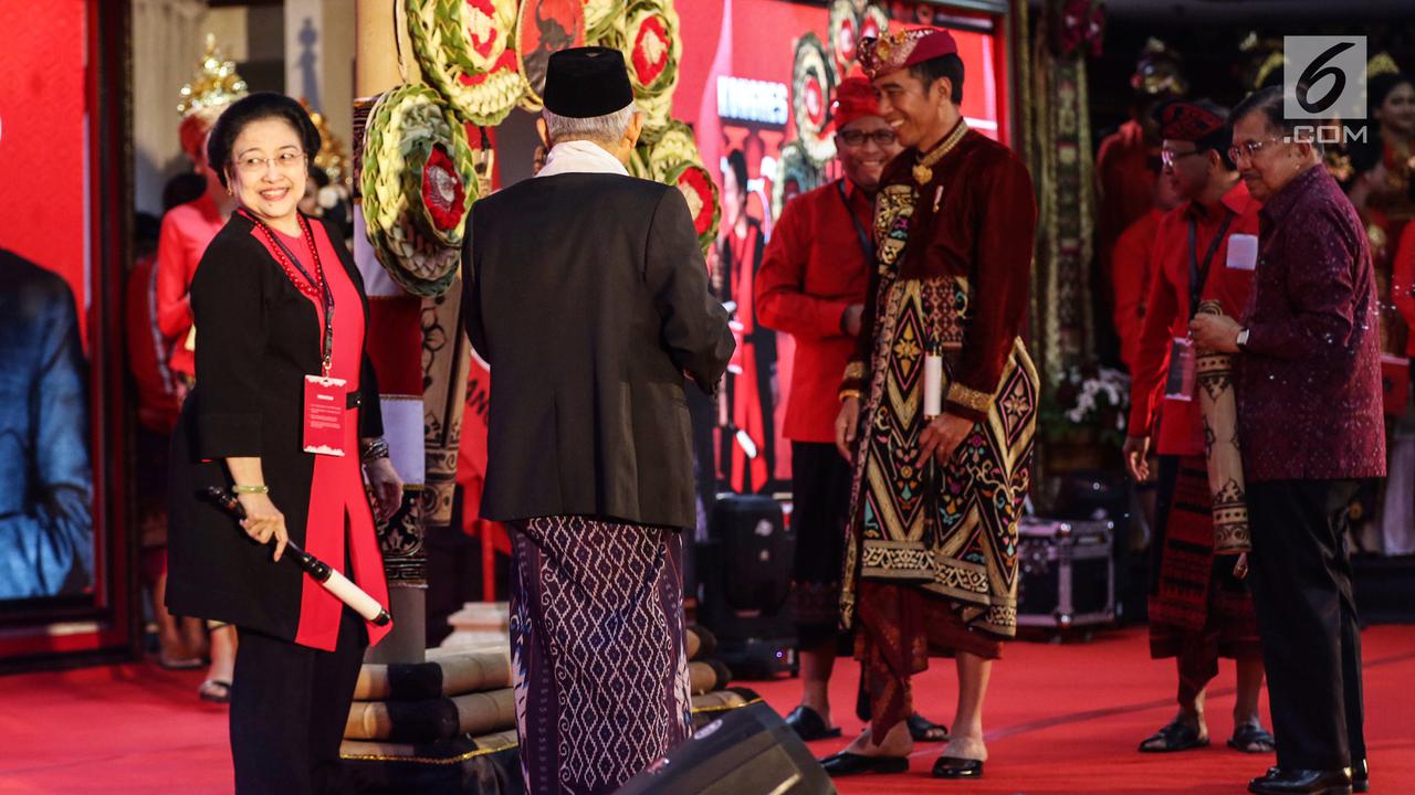 Jokowi hingga Prabowo Hadiri Kongres V PDIP di Bali