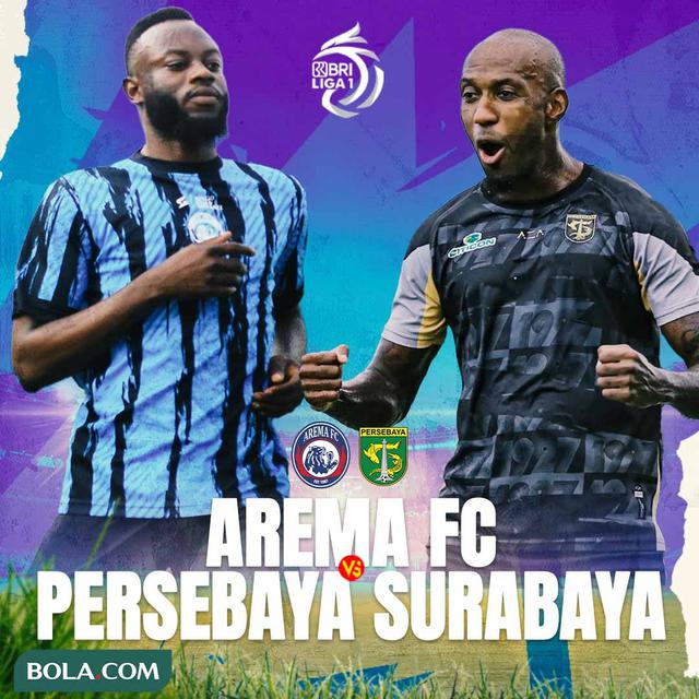BRI Liga 1 - Duel Pemain - Arema FC Vs Persebaya Surabaya