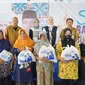 Jasa Marga menggelar pasar 1.000 paket sembako murah dan bazar Usaha Mikro Kecil dan Menengah (UMKM) untuk masyarakat di Kabupaten Brebes, Jawa Tengah, Senin (25/3).