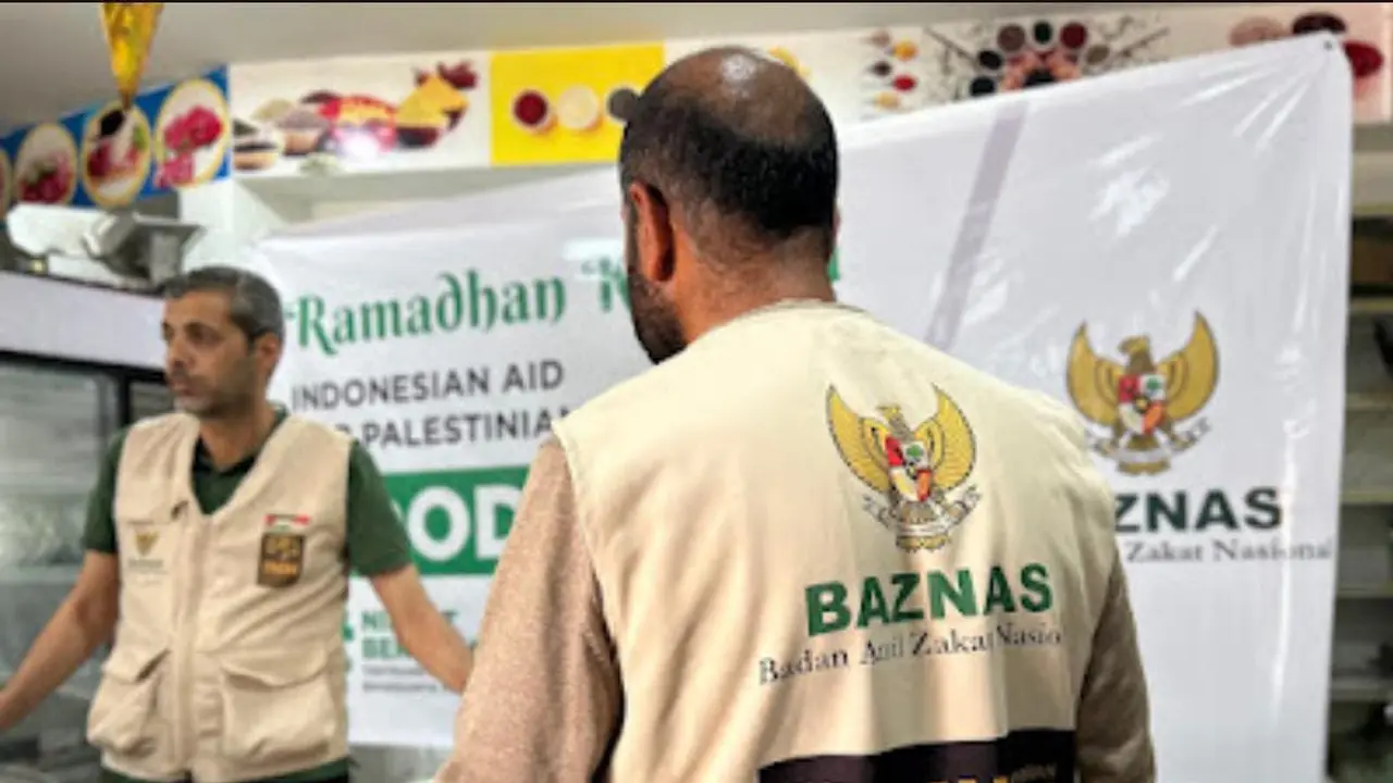 Baznas dan INH Salurkan Hidangan Berkah Ramadan untuk Pengungsi Palestina di Gaza