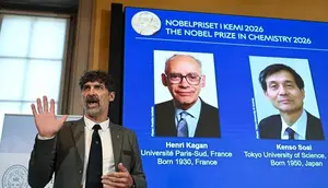 Henri Kagan dan Kenso Soai Raih Nobel Kimia 2026