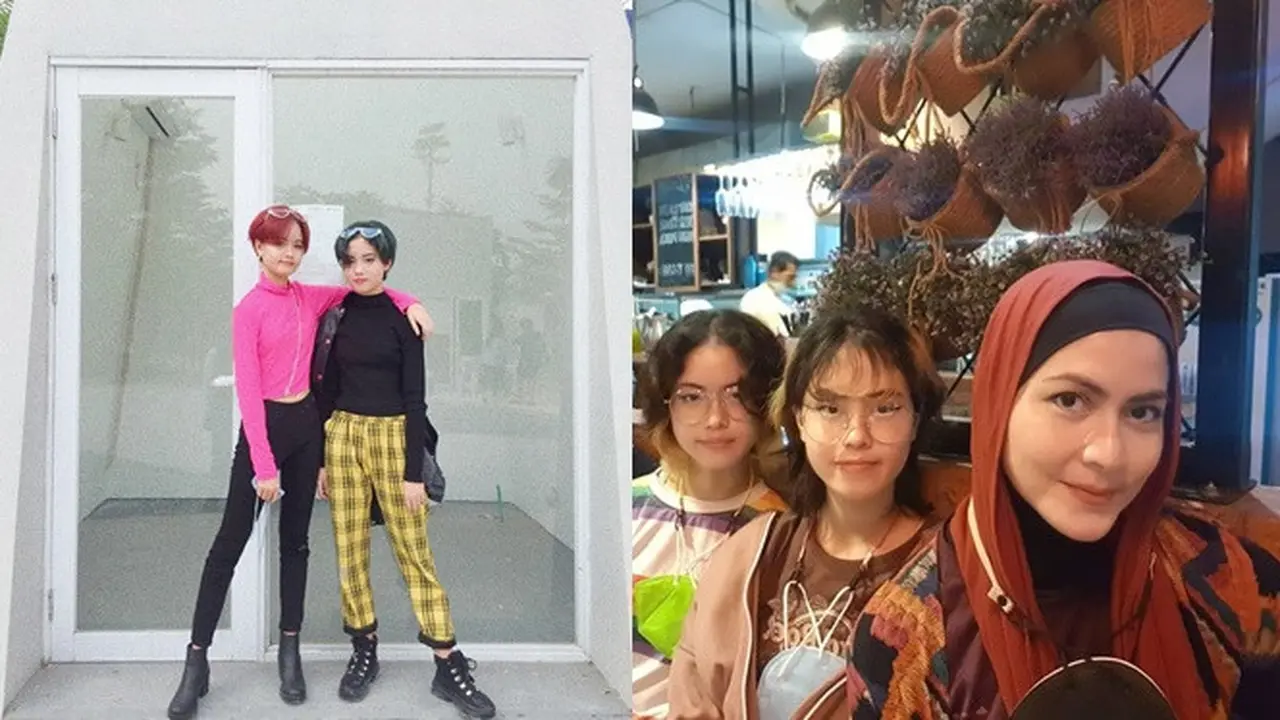 6 Potret Adu Gaya Nabila dan Nadia, Anak Kembar Inez Tagor yang Jago Dance