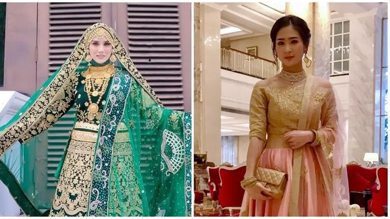 Pesona 10 Artis saat Pakai Lehenga, Banjir Pujian