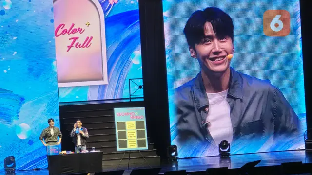 Menggebrak Indonesia! Kim Seon Ho Jadi Aktor Korea Pertama Gelar Fan Meeting di Indonesia Arena. Fan Meeting Kedua Kim Seon Ho di Jakarta Sukses Besar! (Foto: Aditya Eka Prawira/Liputan6.com)