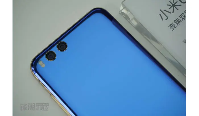Tampilan kamera Xiaomi Mi 6 dalam balutan warna biru (Sumber: Gizmochina)