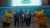 Garuda Indonesia Bakal Luncurkan Pesawat Bertema Pikachu, Kemenparekraf Optimis Tetap Banyak yang Berwisata di Indonesia.&nbsp; (Liputan6.com/Henry)
&nbsp;
