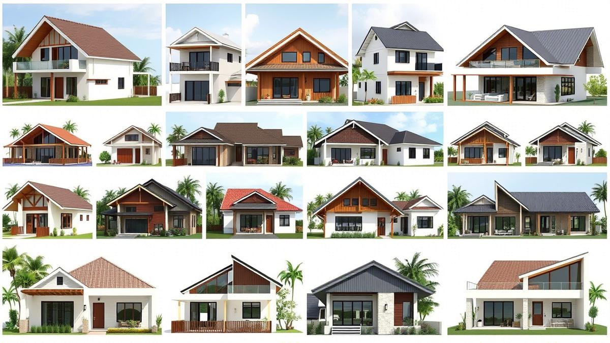 8 Inspirasi Rumah Atap Miring Sederhana untuk Hunian Modern