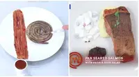 Hasil masakan peserta MasterChef Indonesia Season 10 (Sumber: Twitter/txtdrkuline)