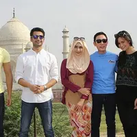Keceriaan Shaheer Sheikh Syuting 'Cinta di Langit Taj Mahal'. Foto: Instagram