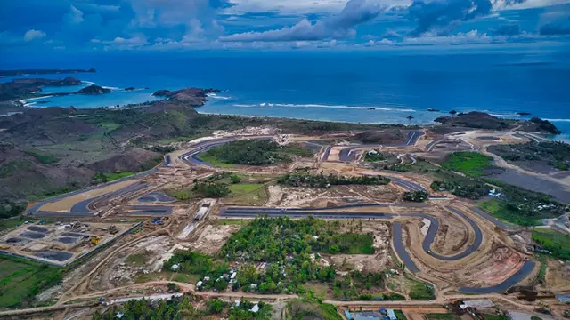 Pembangunan Sirkuit Mandalika untuk MotoGP Indonesia Hampir 50 Persen
