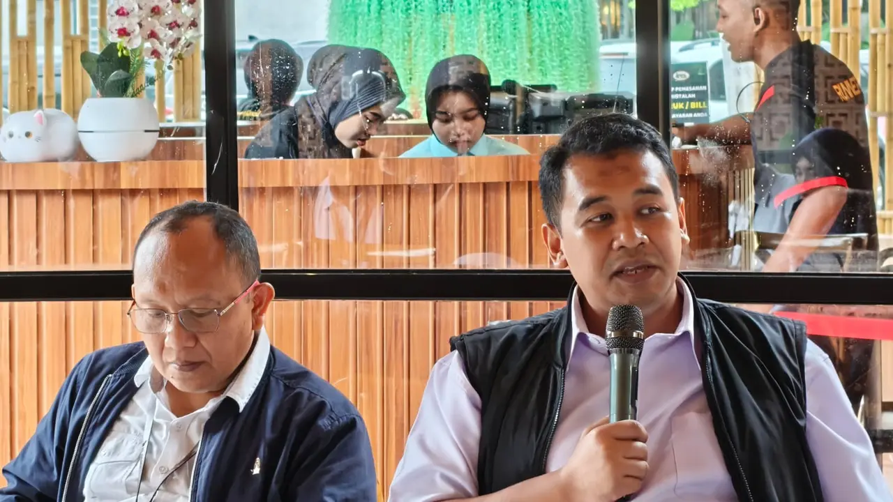 Plt. Direktur Penataan Spektrum Frekuensi Radio, Orbit Satelit dan Standarisasi Infrastruktur Digital Kemkomdigi Adis Alfiawan (Liputan6.com/ Agustinus Mario Damar)