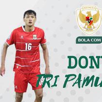 Gelandang Timnas Indonesia, Dony Tri Pamungkas. (Bola.com/Wiwig Prayugi)