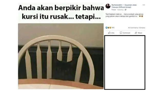 Potret Lucu Soal Tes Mata Ini Bikin Mikir Keras