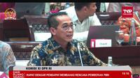 Direktur Utama Holding BUMN Farmasi, PT Bio Farma (Persero) Shadiq Akasya di DPR RI. (Tira/Liputan6.com)