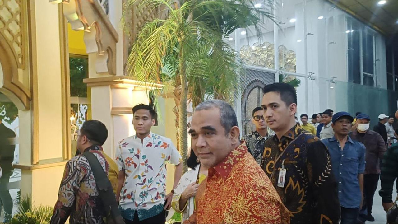 Kumpul Bareng Koalisi Prabowo-Gibran, Plt Ketum PPP Mardiono Hadiri Acara Halalbihalal Partai Golkar