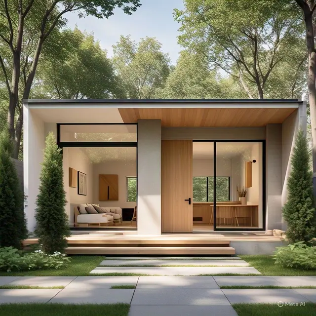 Desain Rumah Minimalis Elegan 1 Lantai dengan Gaya Skandinavia
