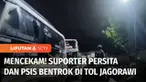 Minggu malam, dua kelompok suporter sepak bola Persita Tangerang dan PSIS Semarang terlibat bentrok di tol Jagorawi, Kabupaten Bogor, Jawa Barat. Sebanyak empat orang terluka dan dua armada bus rusak.