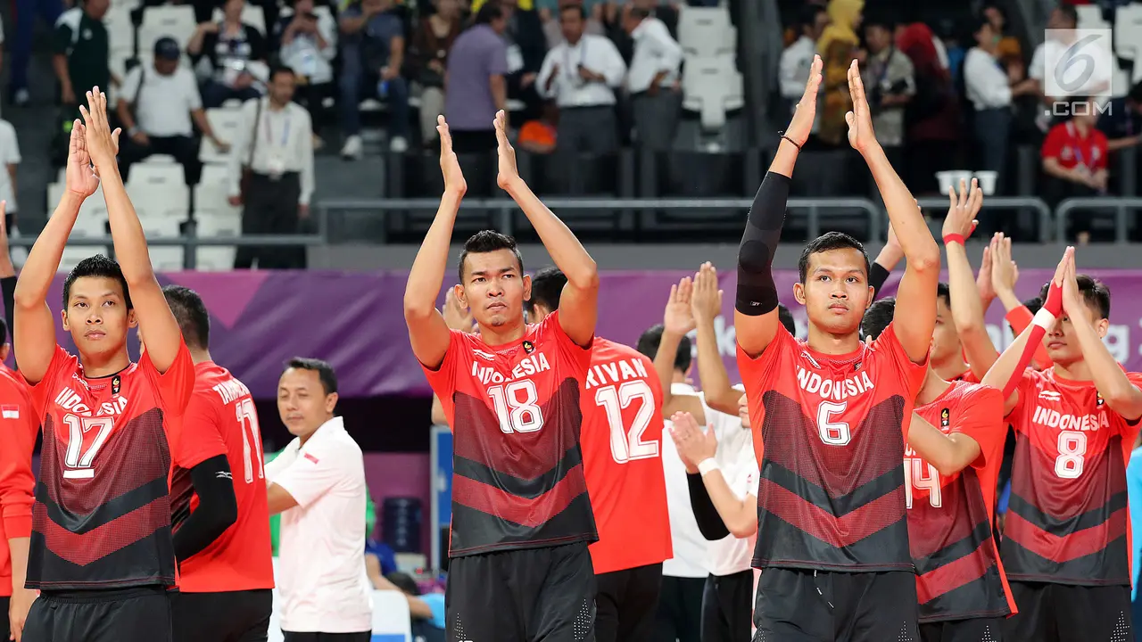 Tim Bola Voli Putra Indonesia Menyerah dari Korea Selatan