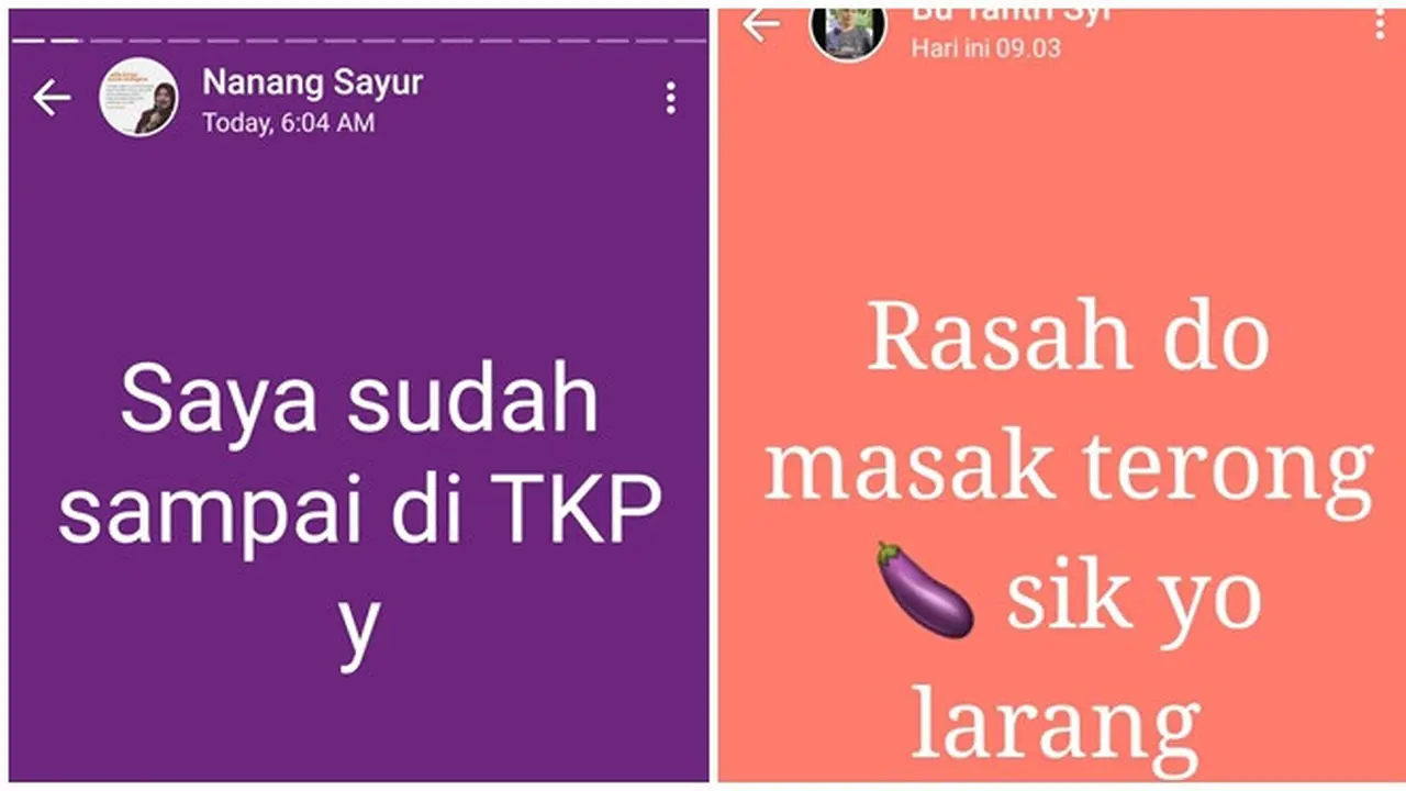 Kocak, 6 Status WhatsApp Tukang Sayur Ini Bikin Senyum Sendiri