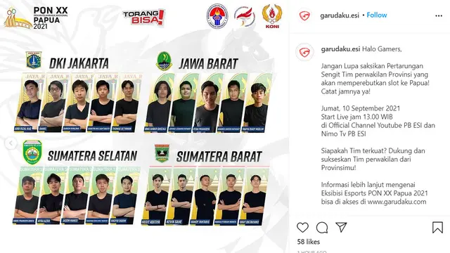 Esports PON Papua