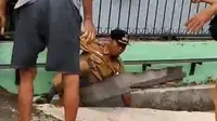 Lurah di Medan Didorong Warga sampai Tercebur Parit, Ini Duduk Perkaranya