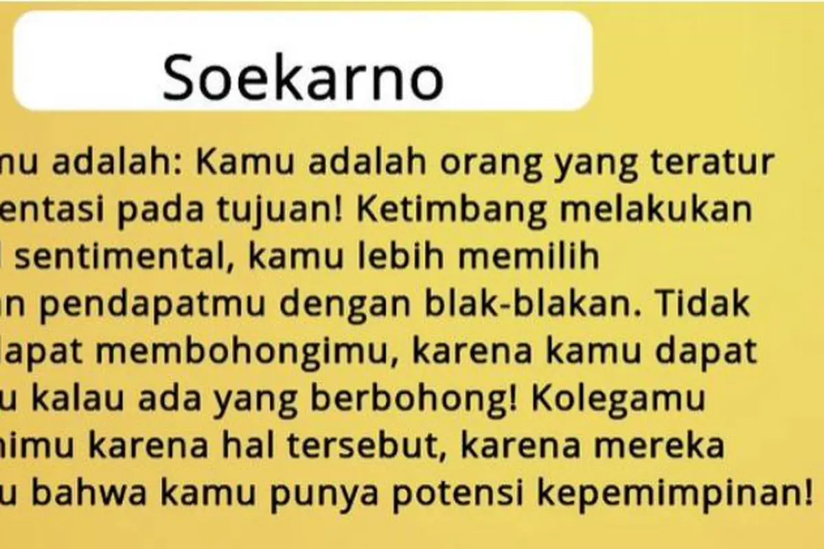 Arti Nama Para Pemimpin Dunia Peserta KAA 2015