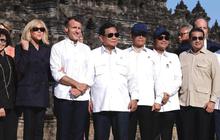 Cerita Fadli Zon soal Macron Berhasil Gapai Patung Buddha dalam Stupa di Candi Borobudur