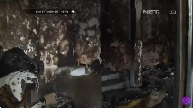 Potret Kebakaran Rumah Umi Pipik (YouTube/Net Entertainment News)