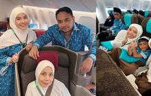 Meisya Siregar dan Bebi Romeo Ajak Keluarga Laksanakan Umrah Bersama