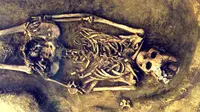 Satu set fosil manusia purba ditemukan dalam sebuah penggalian.