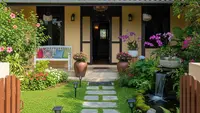 7 Model Halaman Depan Rumah Kampung Sederhana yang Bikin Tampak Lebih Elegan dan Asri