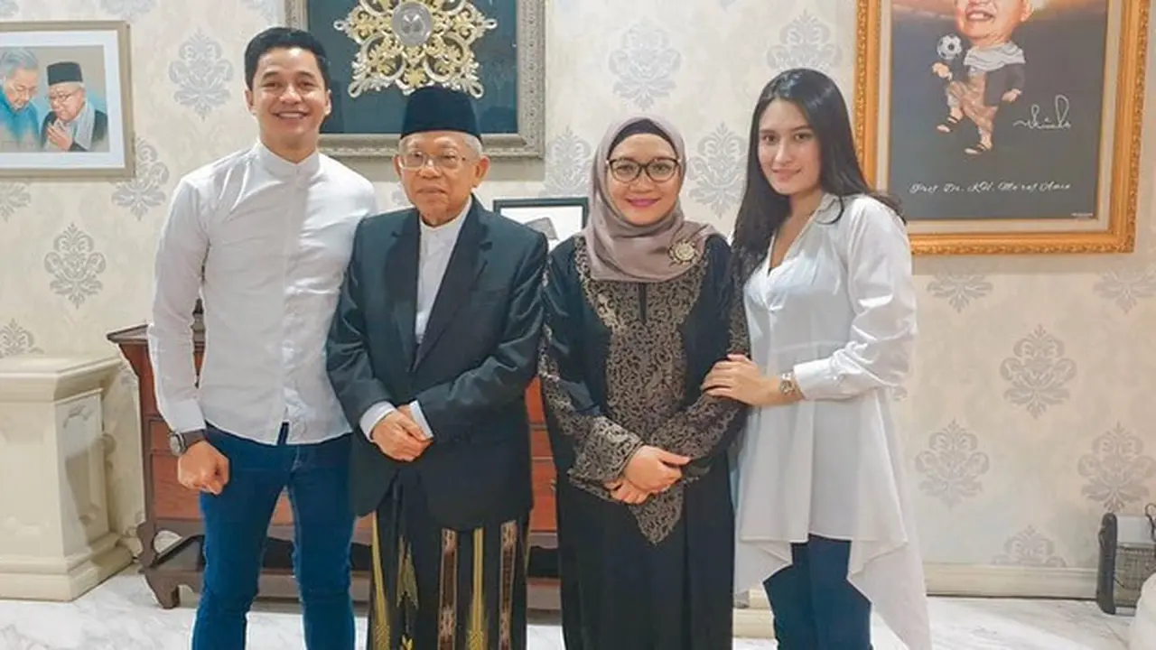 Adly Fairuz Ternyata Cucu Ma'ruf Amin, Ini 5 Potret Kebersamaannya