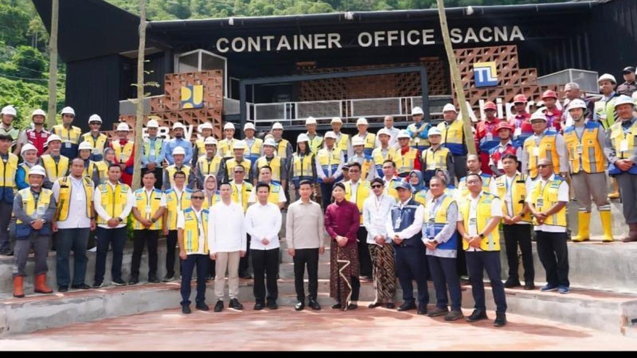 Progres Pembangunan Bendungan Bagong Capai 59,49 Persen, PTPP Optimis Selesai Tepat Waktu
