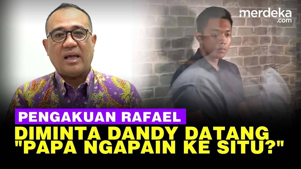 VIDEO: Pengakuan Rafael Diminta Mario ke Polsek "Papa Ngapain, Selesaikan Sendiri!"