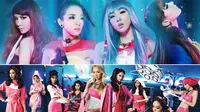 Girls Generation dan 2NE1 (Istimewa)