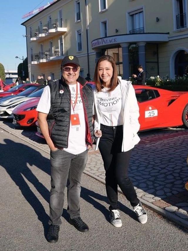 Maia Estianty dan Irwan di Eropa