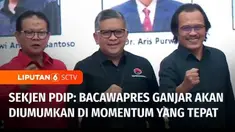 Bakal calon wakil presiden yang akan mendampingi Ganjar Pranowo mulai mengerucut. PDI Perjuangan dan partai pendukungnya mengaku sudah mengantongi nama cawapres untuk segera diumumkan.