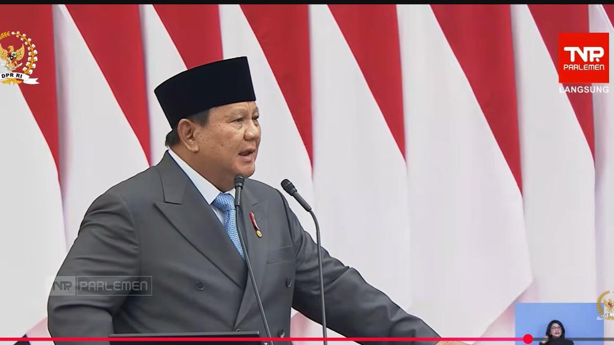 Prabowo di Sidang Tahunan: Penghasilan Hakim Junior Naik 280 Persen