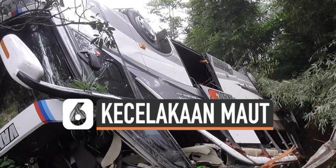 VIDEO: 6 Jam Menegangkan Evakuasi Korban Bus Jatuh ke Jurang di Sumedang