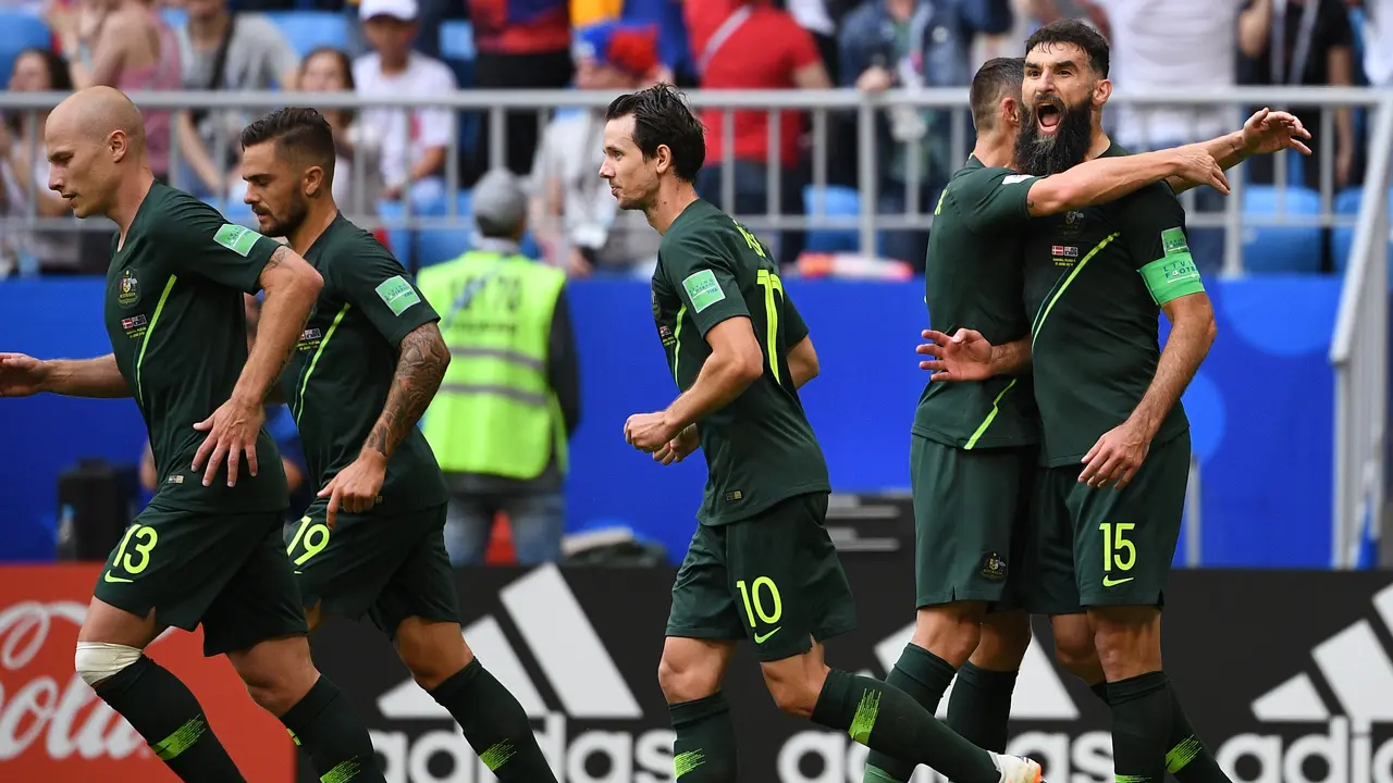 Pencetak gol Timnas Australia ke gawang Denmark, Mile Jedinak.