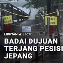 Badai Dujuan Melanda Jepang, Angin Kencang dan Hujan Picu Tanah Longsor di Kanto