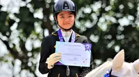 Baru 19 Tahun, Atlet Claresta Amantha Siap Melatih Penyandang Autisme Berkuda