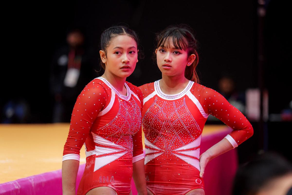 FOTO: Debut Apik Tim Gimnastik Putri Indonesia di Kejuaraan Dunia 2025, Tampil Maksimal di Hadapan Publik Sendiri