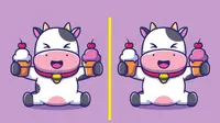 teka-teki perbedaan dengan gambar sapi. (Dok: Jagranjosh.com)