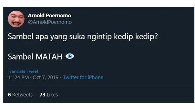 Tebak-Tebakan Receh ala Chef Arnold ini Bikin Tepuk Jidat