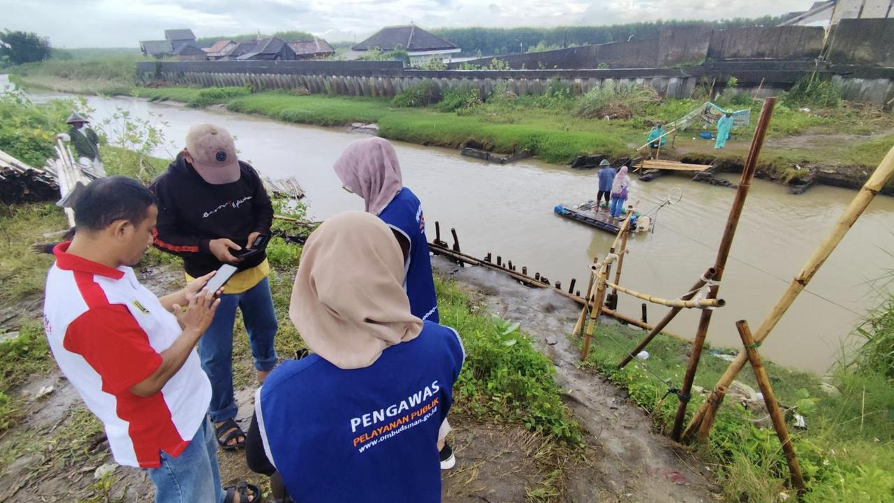 Ombudsman Jateng Temukan Beton Terbengkalai di Proyek Jembatan
