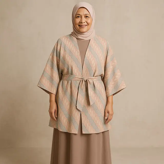 Outer Batik Model Kimono