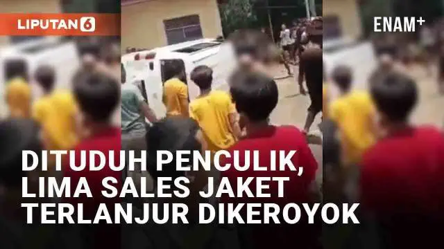 Malang benar nasib lima pedagang jaket asal Garut ini. Mereka dikeroyok dan barang dagangan dijarah warga di Musi Rawas Utara, Sumsel (6/2/2023). Insiden berawal dari seorang emak-emak yang menuduh kelimanya penculik anak.