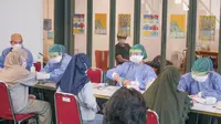 M Bloc Space dan Peruri berkolaborasi dengan Dinas Kesehatan DKI Jakarta menyelenggarakan sentra vaksinasi COVID-19 (dok: Peruri)